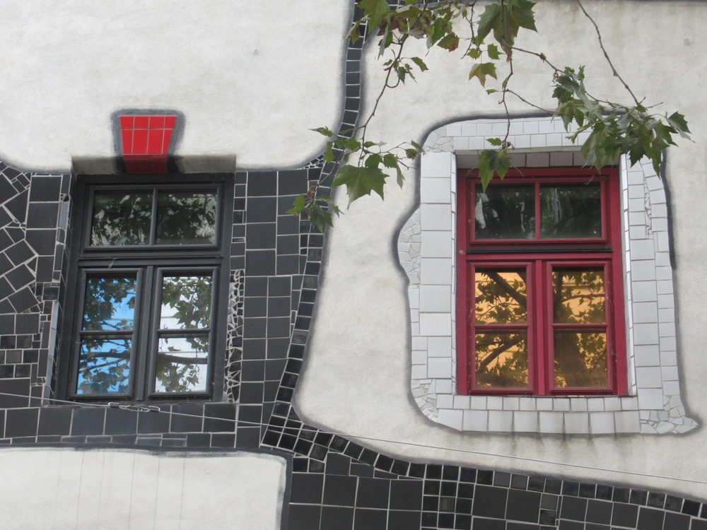 Détail façade du musée Hundertwasser